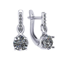 Серьги, 925, S2180901010, вес=2.2 Серьги, 925, S2180901010, вес=2.2