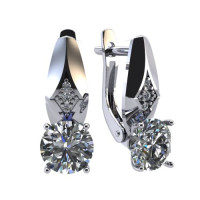 Серьги, 925, S2180151010 вес=2.06г.