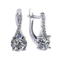 Серьги, 925, S2180401010 вес=1.99г.