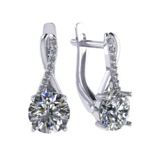 Серьги, 925, S2180401010 вес=1.99г.
