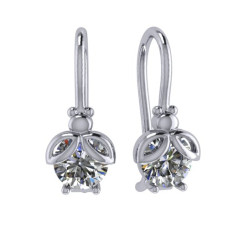 Серьги, 925, S2180441010 вес=0.99г.