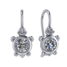 Серьги, 925, S2180551010 вес=1.06г.