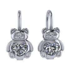 Серьги, 925, S2180611010 вес=1.22г.