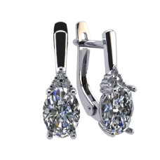 Серьги, 925, S2180731010 вес=1.86г.