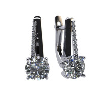 Серьги, 925, S2180751010 вес=2.09г.