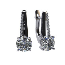 Серьги, 925, S2180751010 вес=2.09г.