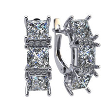 Серьги, 925, S2180851010 вес=3.41г.