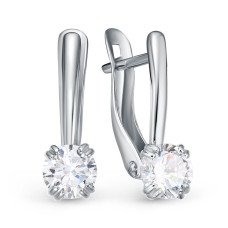 Серьги, 925, S2181631010, вес = 1.452г.