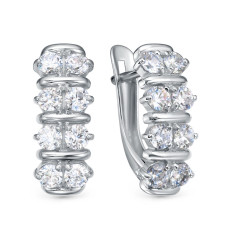 Серьги, 585, BR2181811010W, 0.97 CT,2.49 г., 