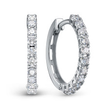 Серьги, 585, BR2182091010W, 0.66 CT,2.01 г., 
