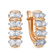 Серьги, 585, BR2181811010, 0.97 CT,2.49 г., 