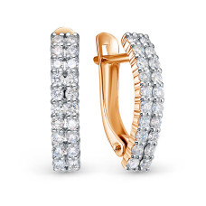 Серьги, 585, BR2182081010, 0.56 CT,1.99 г., 