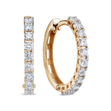 Серьги, 585, BR2182091010, 0.66 CT,2.01 г., 