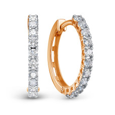 Серьги, 585, BR2182091010, 0.66 CT,2.01 г., 