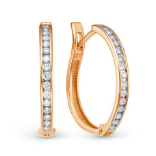 Серьги, 585, BR94-02-5407-2-00, 0.19 CT,2.01 г., 